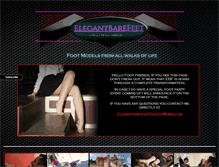 Tablet Screenshot of elegantbarefeet.com